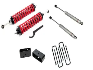 1-4" Lift Coilovers 3" / Rear Blocks w/ U Bolts and Shocks #FO-T905-KIT