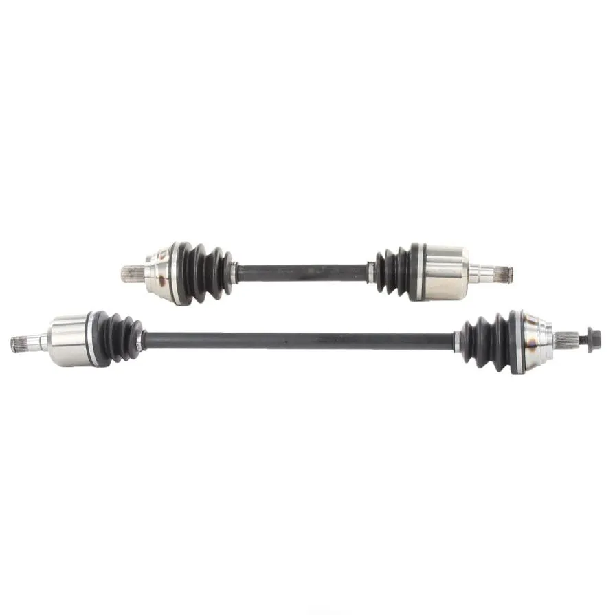 (2) 100% New Frt CV Drive Axle Shafts For 05-13 Jetta 2.5 Automatic Transmission