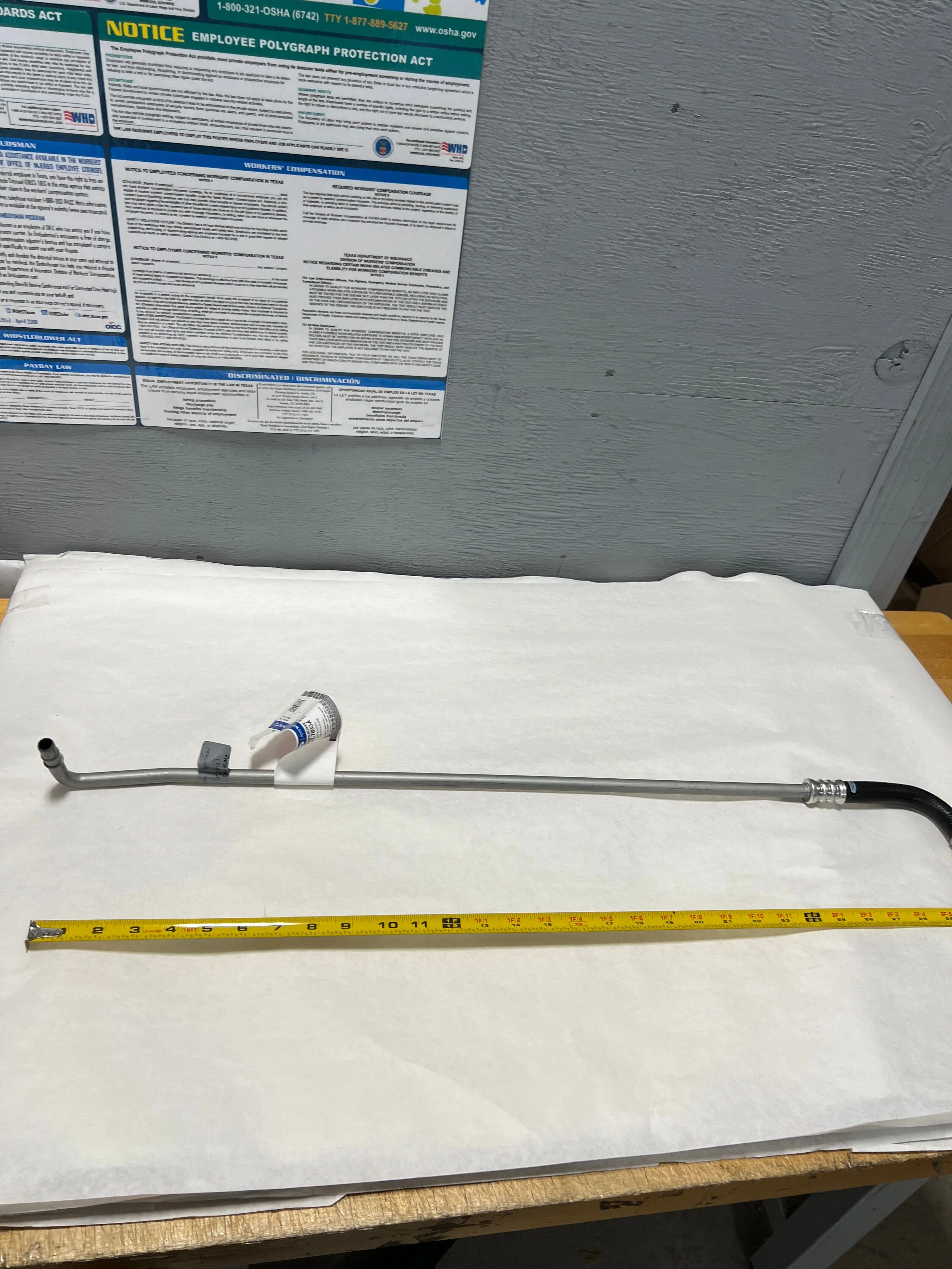 2017-2022 Ford F-250 F-350 6.2 Transmission Oil Cooler Hose Radiator to Cooler
