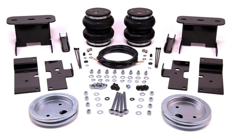 Air Lift Loadlifter 5000 Rear Air Spring Kit - 5000 lb Capacity - Black Powder Coat Brackets - Ford Fullsize Truck 2015-16