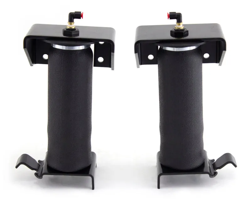 Air Lift Ridecontrol Rear Air Spring Kit - 2000 lb Capacity - Black Powder Coat Brackets - Various Applications