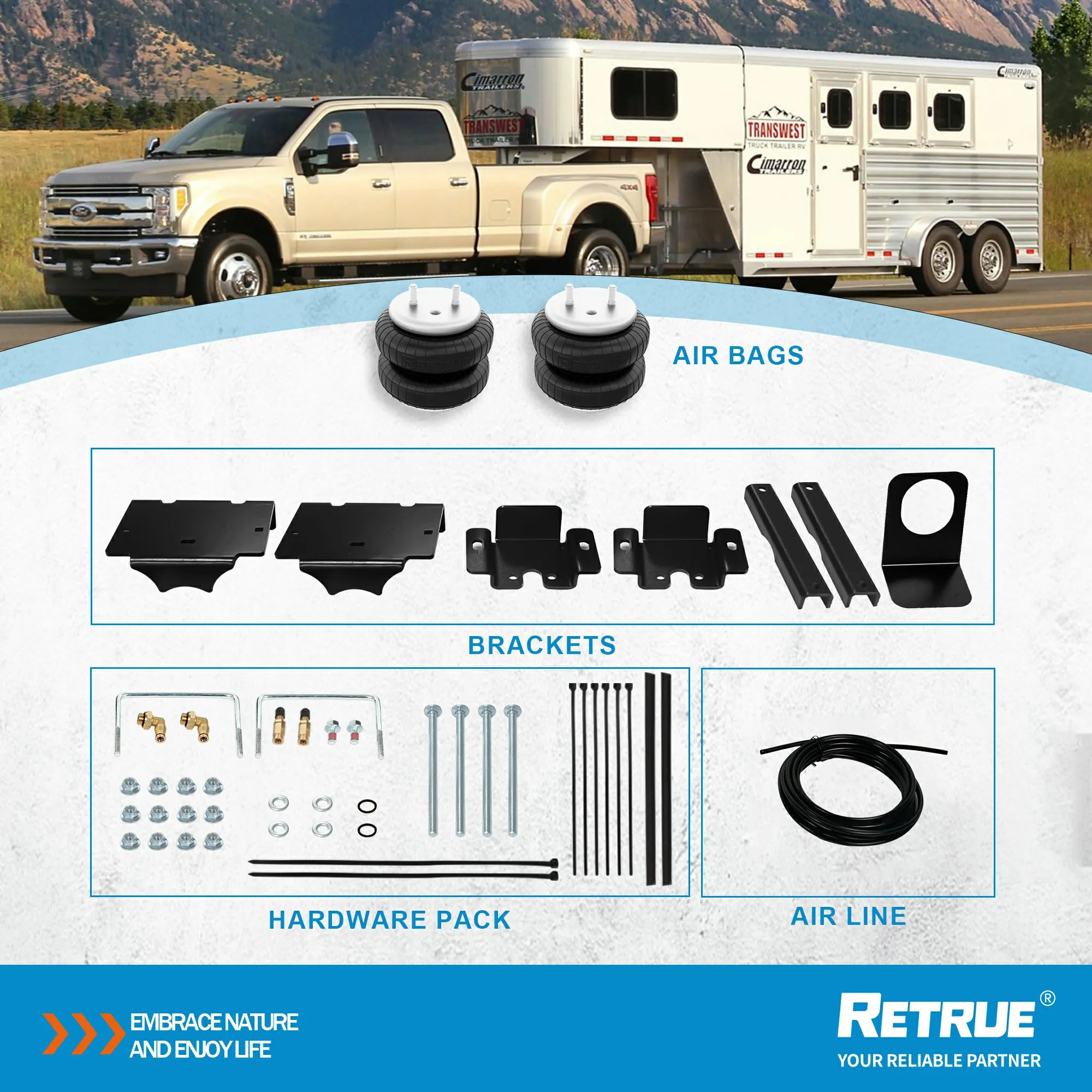 Air Suspension Kit for 2002-2008 Dodge Ram 1500 RAS2286