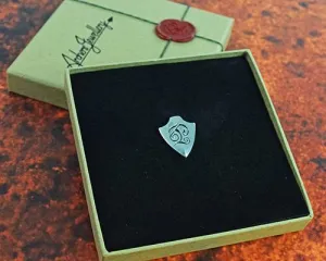 Archers Jewellery Silver arrowhead pin badge
