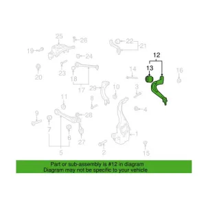 Audi Control Arm – Front Driver Side Lower Rearward 8K0407693AE