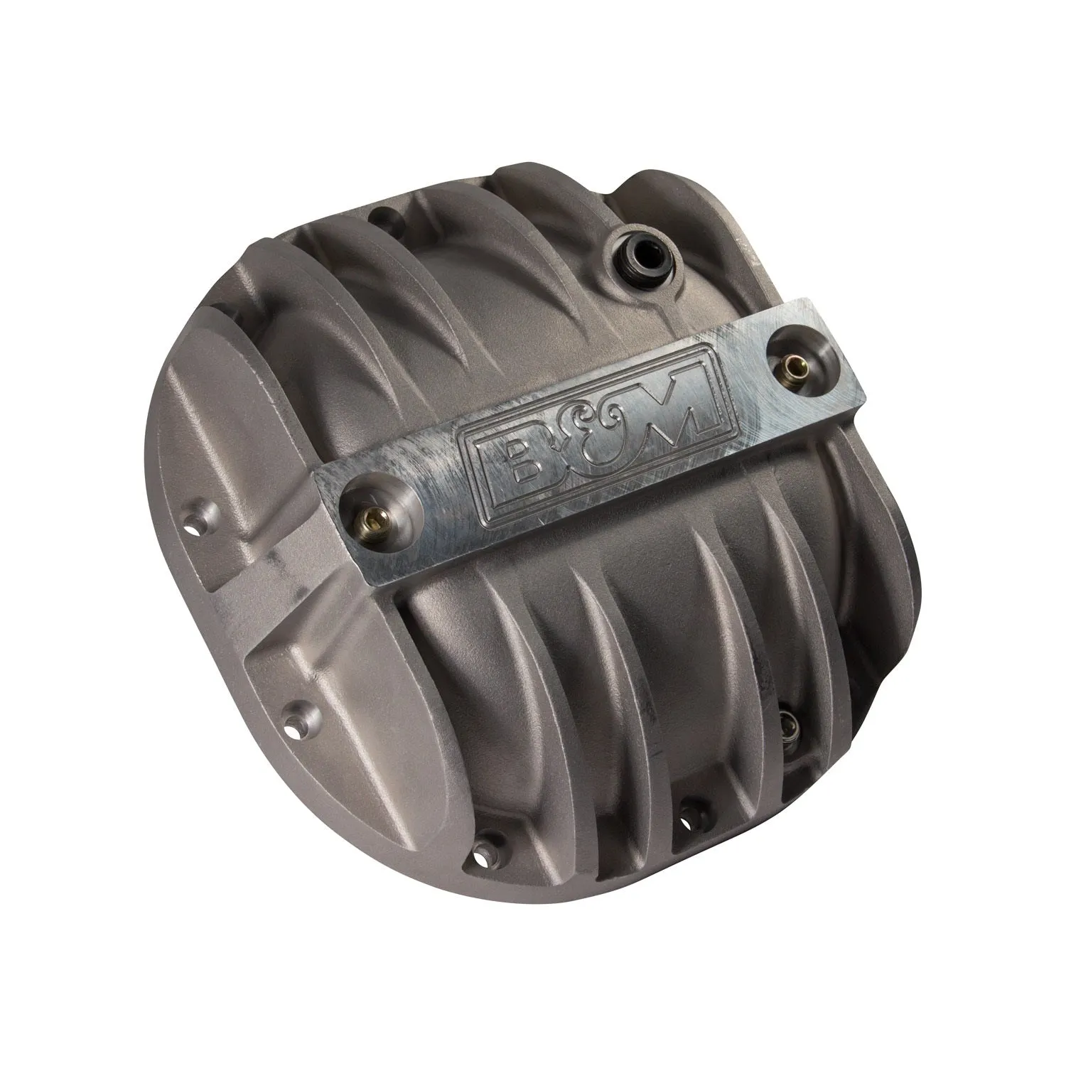 B&M Support Differential Cover Hardware Included Aluminum Natural - Ford 8.8