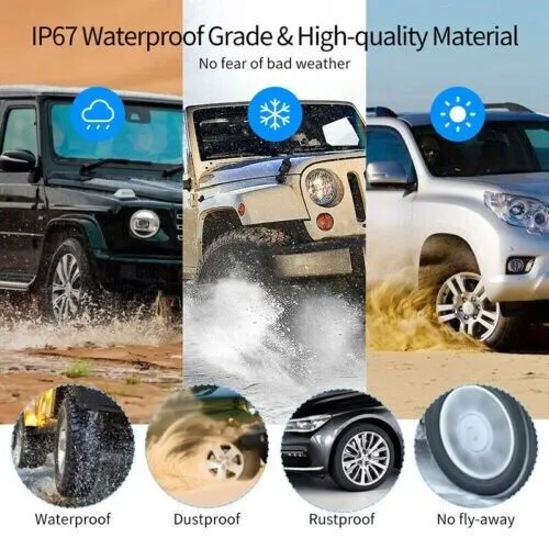 Car TPMS Wireless Car Tire Tyre Pressure Monitor System LCD Tester   4 Sensors