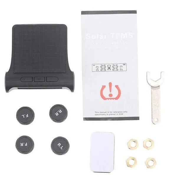 Car TPMS Wireless Car Tire Tyre Pressure Monitor System LCD Tester   4 Sensors