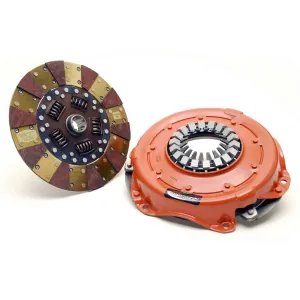 Centerforce Dual Friction Single Disc Clutch Kit - 10-13/32 in Diameter - 1-1/8 in x 10 Spline - Sprung Hub - Organic / Carbon - Jeep