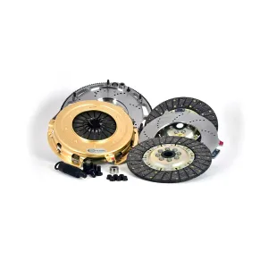 Centerforce SST Dual Disc Clutch Kit - 10.40 in Diameter - 1-1/8 in x 26 Spline - Solid Hub - Flywheel - Organic - ZZ454 - Big Block Chevy