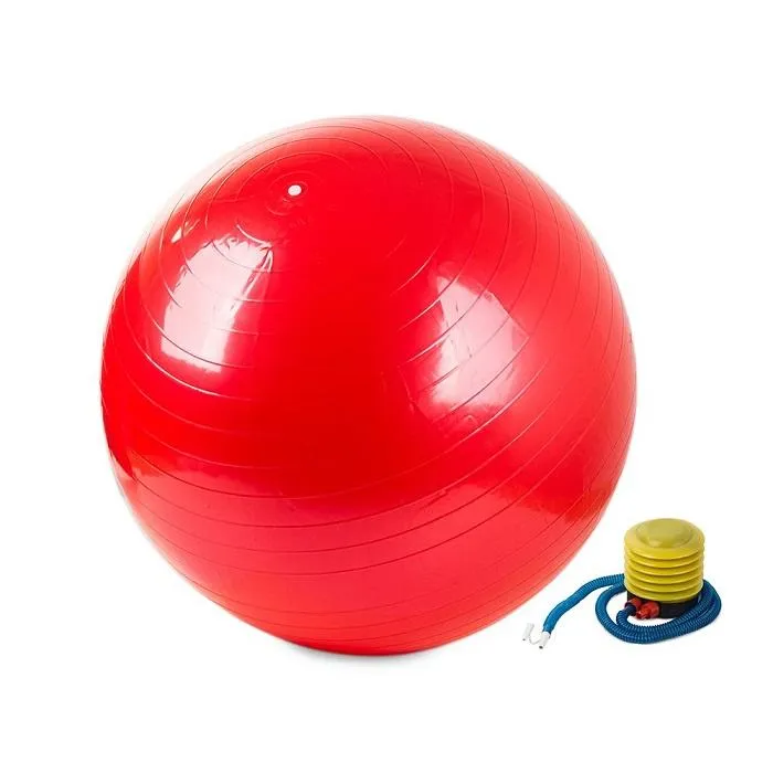 CONTES Gymnastic ball 65CM with inflation pump 03711 red