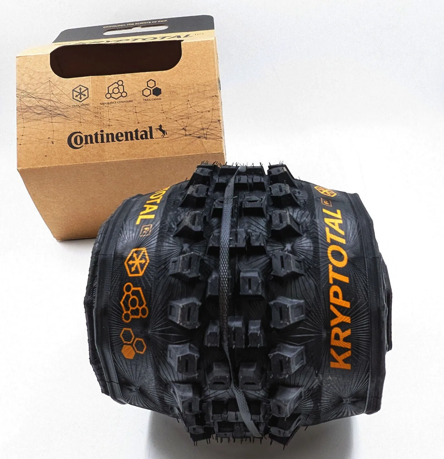 Continental Kryptotal DH SuperSoft Casing 27.5x2.40 Tubeless Fold Tire