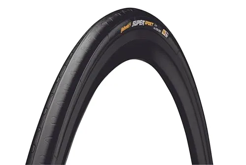 Continental Super Sport Plus Tire - 700 x 23 Clincher Folding Black Plus Breaker