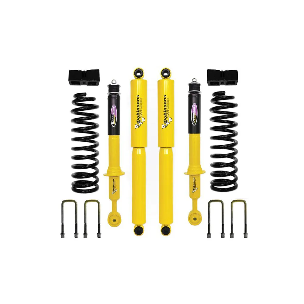 Dobinsons - 1.75" to 3" Lift Kit for Double Cab Short Bed with Quick Ride Rear - Toyota Tacoma (2005-2023)
