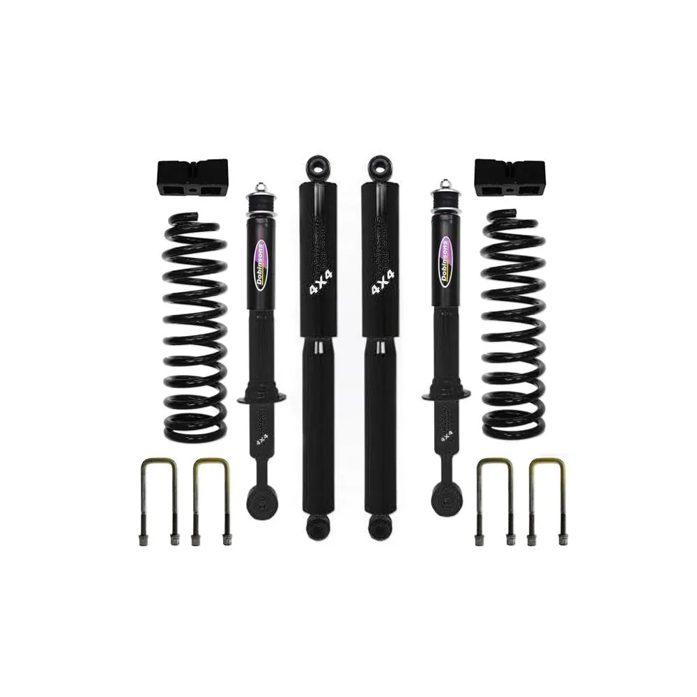 Dobinsons - 1.75" to 3" Lift Kit for Double Cab Short Bed with Quick Ride Rear - Toyota Tacoma (2005-2023)