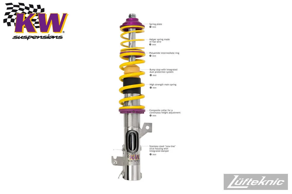 KW Variant 3 coilover suspension - Porsche 911 C4 type 964, 1991-1994