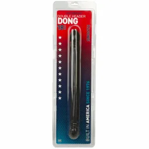 Smooth Double HeaderBlack 18in