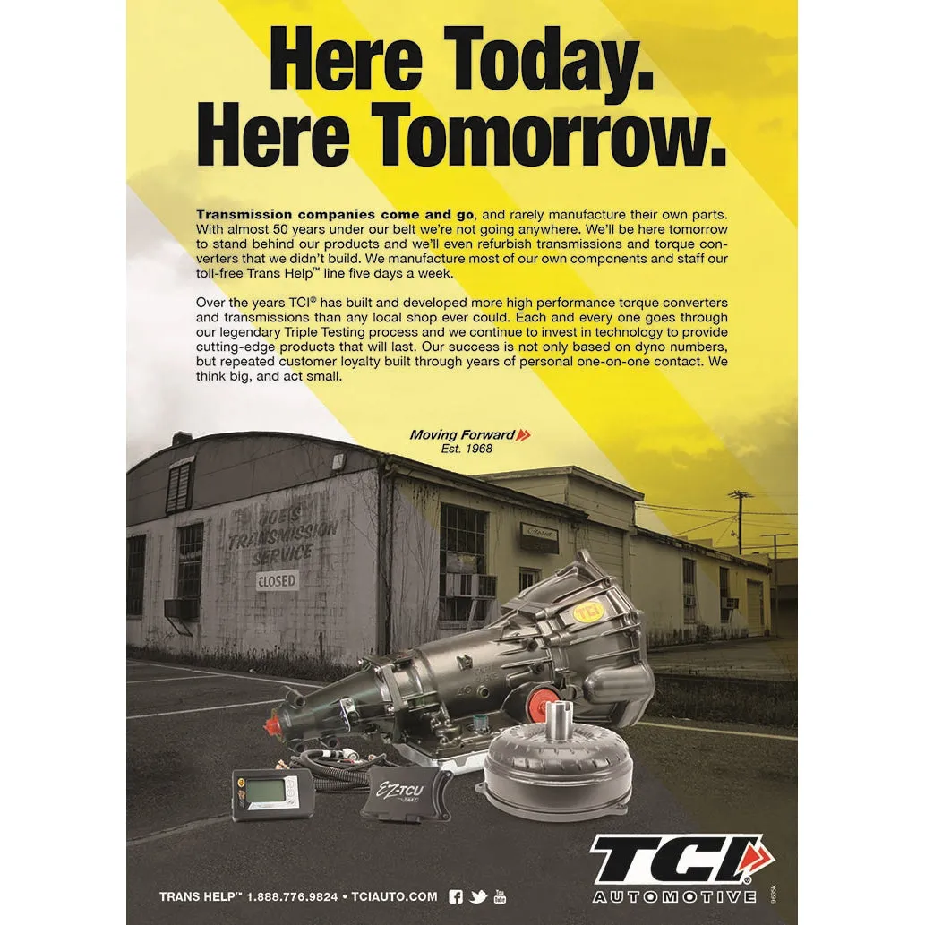 TCI GM, TH400 Trans-Shield Red SFI-approved