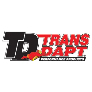 Trans-Dapt Bolt-On Transmission Crossmember - 3 in Drop - 26 in to 36 in Frame Rail Width - Black Paint