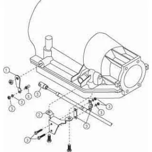 Winters Arms/Brackets/Hardware Shifter Installation Kit Steel TH400 Winters Maverick Sidewinder Shifters  - Kit
